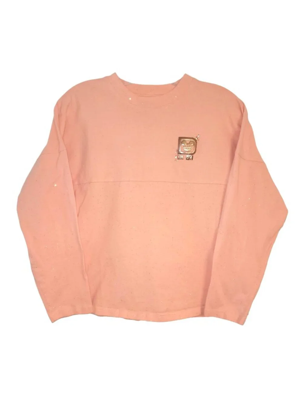 Walt Disney World Girls Rose Gold Sparkle Spirit Jersey